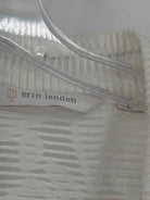 Pre-Owned Erin London White Size Large Button Jacket | True Fashionistas.