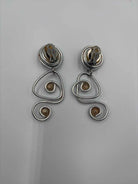 Jeff Lieb Silver clip Drop Earrings | True Fashionistas.