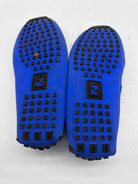 Pre-Owned Fendi Blue 9 Slip On Men's Dress Shoes | True Fashionistas.