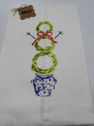 White Christmas Topiary Towel | True Fashionistas.