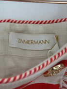 Pre-Owned Zimmermann Red Size 2/8 Pencil Skirt | True Fashionistas.