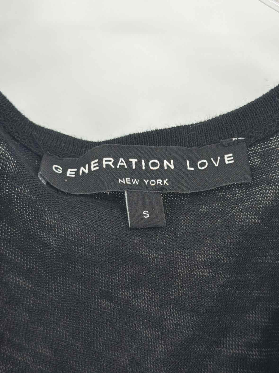 Pre-Owned Generation Love Black Size Small Tank Top | True Fashionistas.