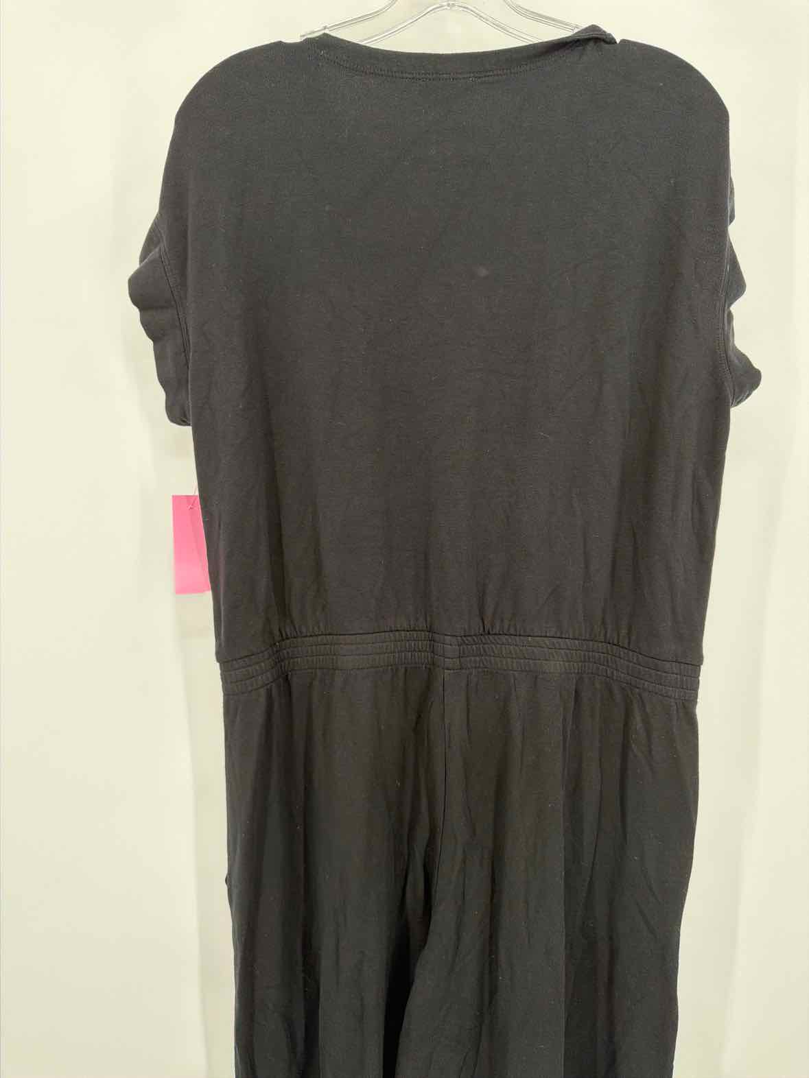 Pre-Owned Worth Black Size Medium Short Sleeve Jumpsuit | True Fashionistas.