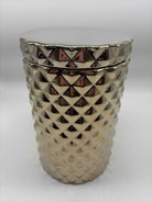 Gold Ceramic Textured Canisters | True Fashionistas.