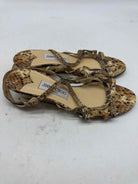 Pre-Owned Jimmy Choo Tan Size 8 Wedge Heels | True Fashionistas.
