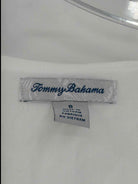 Pre-Owned Tommy Bahama White Size 8 Wrap Short Sleeveless Dress | True Fashionistas.