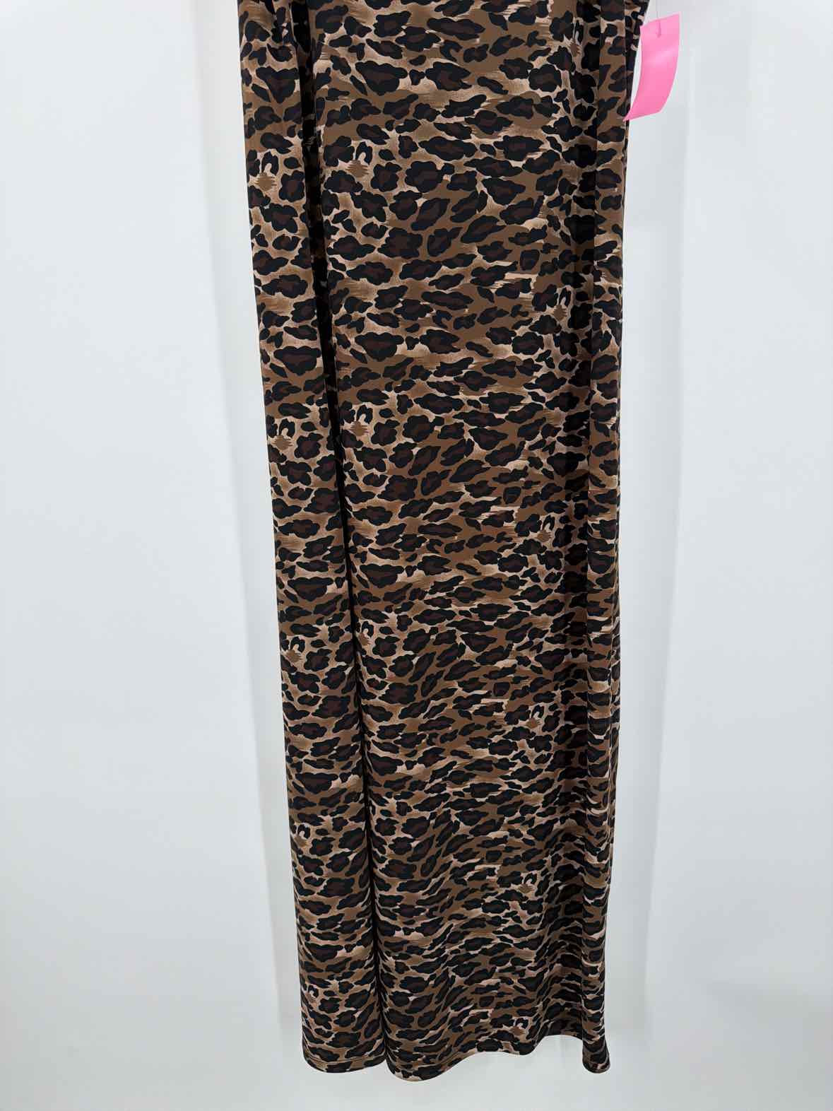 Pre-Owned Style & Co Brown Size Medium Leopard Long Sleeveless Dress | True Fashionistas.