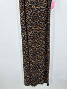 Pre-Owned Style & Co Brown Size Medium Leopard Long Sleeveless Dress | True Fashionistas.
