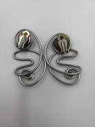 Jeff Lieb Silver clip Drop Earrings | True Fashionistas.