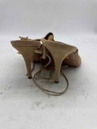Pre-Owned Aquazzura Tan Size 6 Strappy Heels | True Fashionistas.