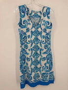 Pre-Owned Barbara Gerwit Blue Size XS Short Sleeveless Dress | True Fashionistas.