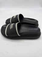 Pre-Owned Alexander McQueen Black Size 40 Slide Sandals | True Fashionistas.