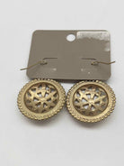 Pre-Owned Chico's Champagne Round Drop Earrings | True Fashionistas.
