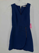 Pre-Owned Alice + Olivia Blue Short Sleeveless Dress | True Fashionistas.