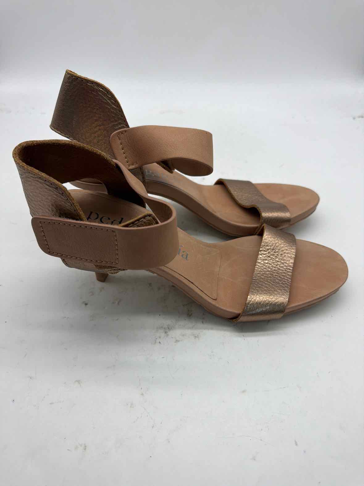 Pre-Owned Pedro Garcia Tan Size 39 Strappy Strappy Heels | True Fashionistas.