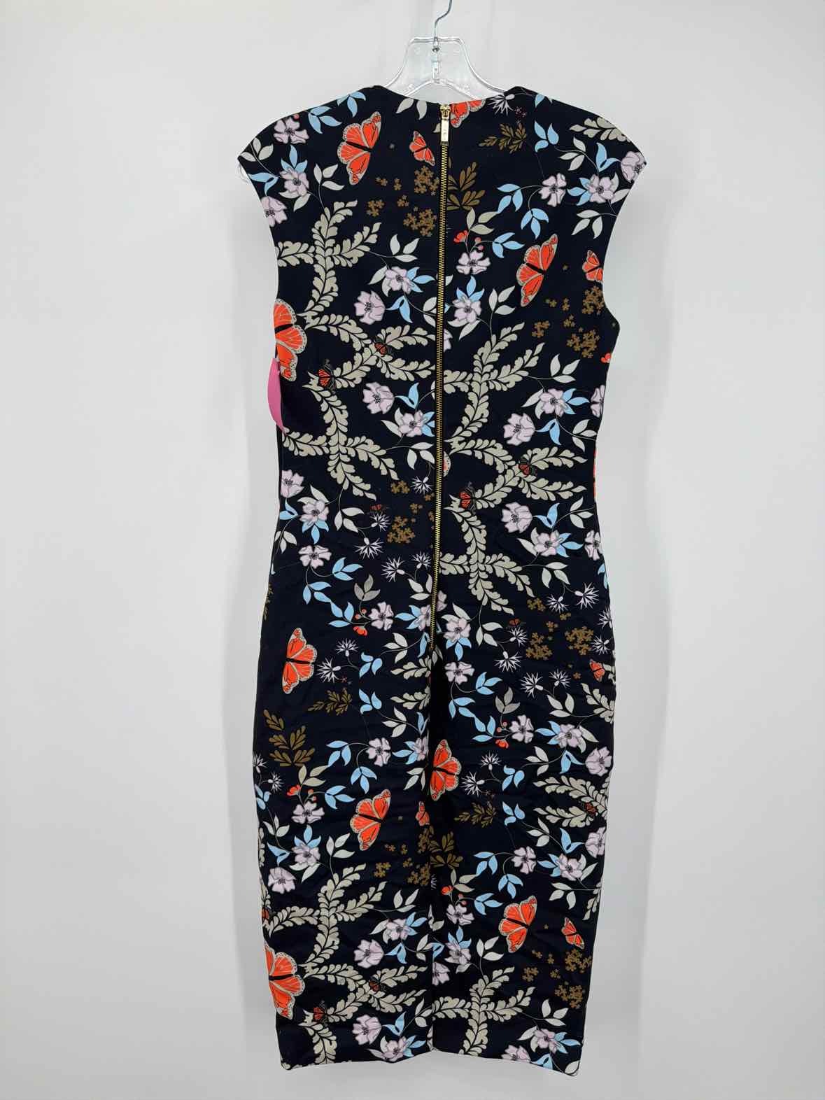 Pre-Owned Ted Baker Navy Size 3/8 Short Sleeveless Dress | True Fashionistas.