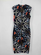 Pre-Owned Ted Baker Navy Size 3/8 Short Sleeveless Dress | True Fashionistas.