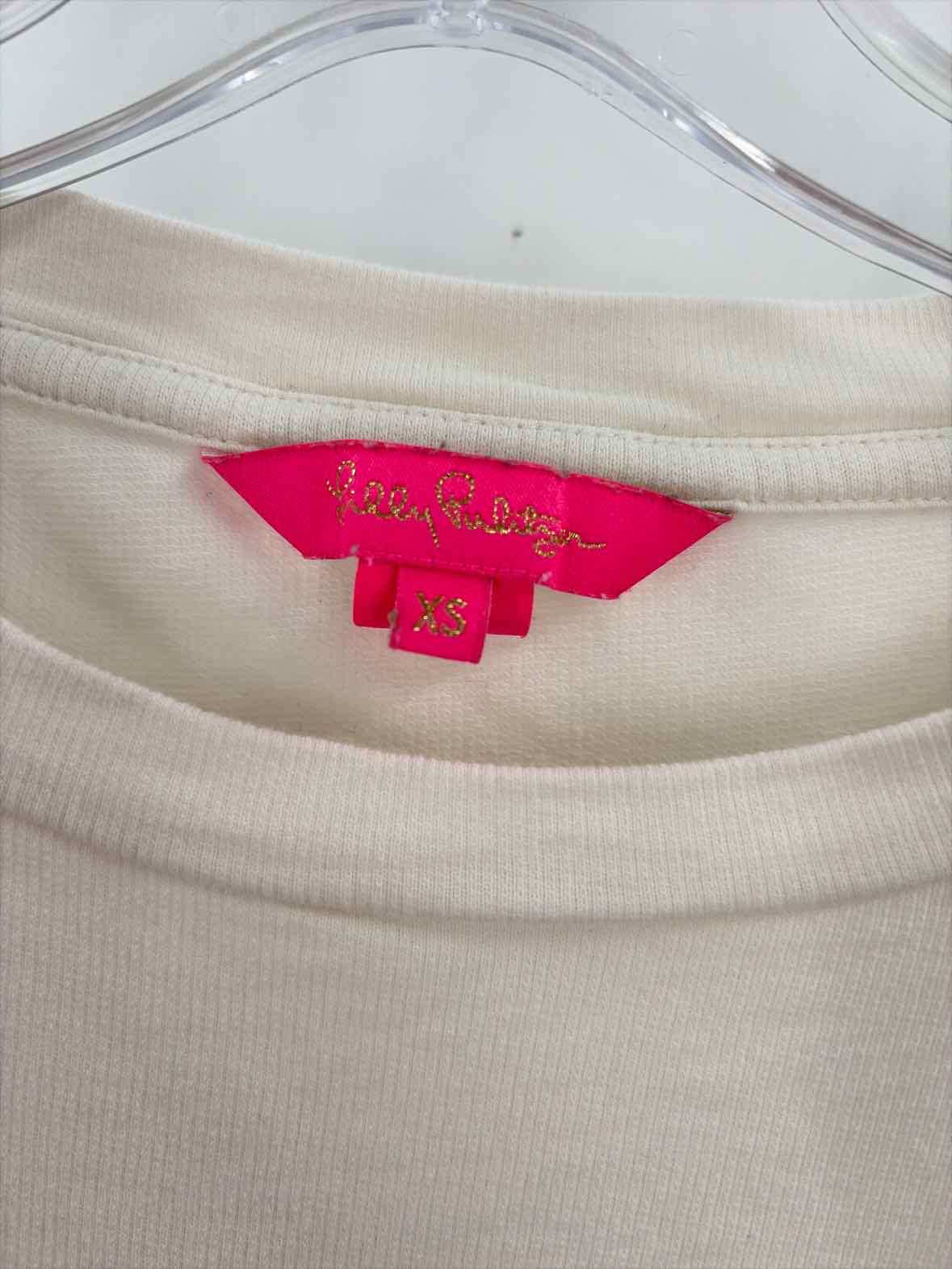 Lilly Pulitzer Ivory Size XS Graphic Sweatshirt | True Fashionistas.