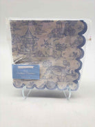 Blue Toile Paper Cocktail Napkins | True Fashionistas.