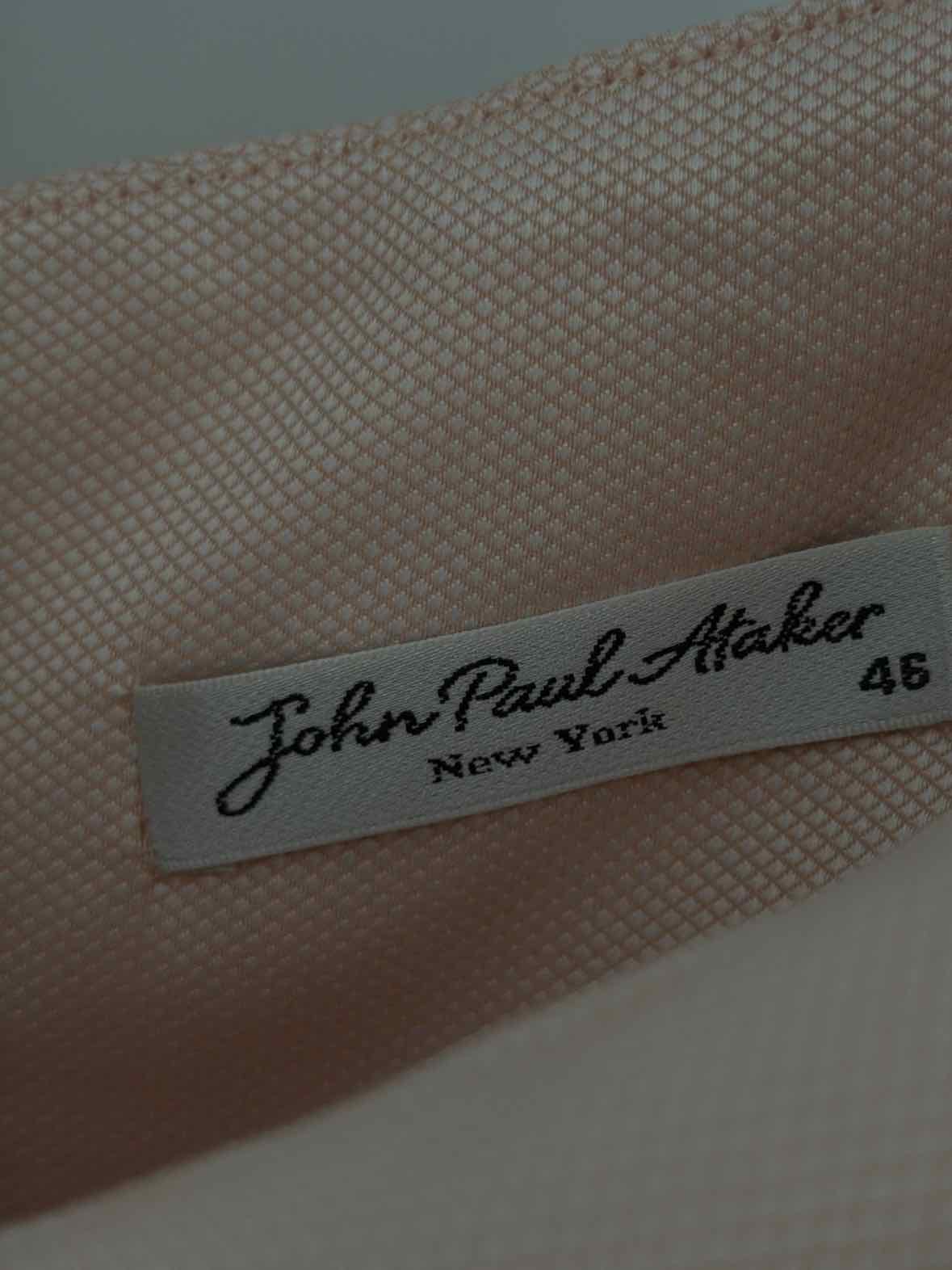 Pre-Owned John Paul Ataker Pink Size 46/12 Gown Long Evening Gown | True Fashionistas.