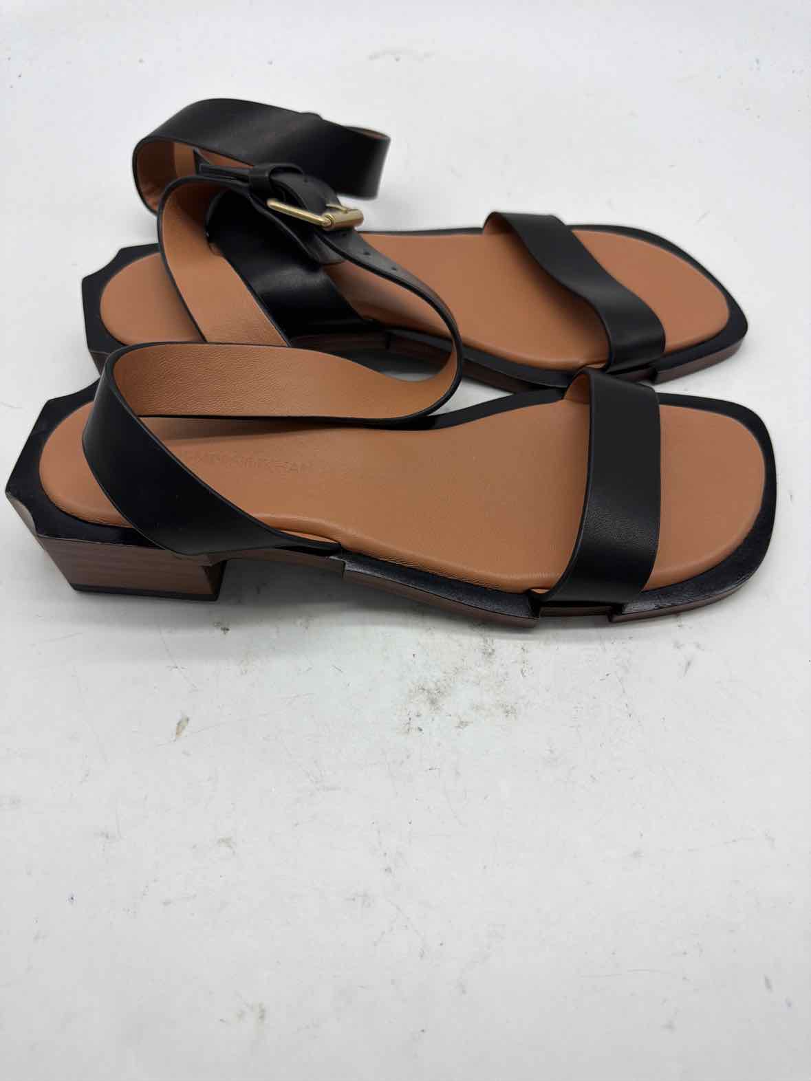 Pre-Owned Jonathan Simkhai Black Size 8 Strappy Sandals | True Fashionistas.