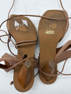 Pre-Owned Stella McCartney Tan Size 8.5 Strappy Heels | True Fashionistas.