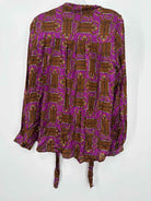 Pre-Owned Rachel Comey Purple Size 4 Blouse | True Fashionistas.