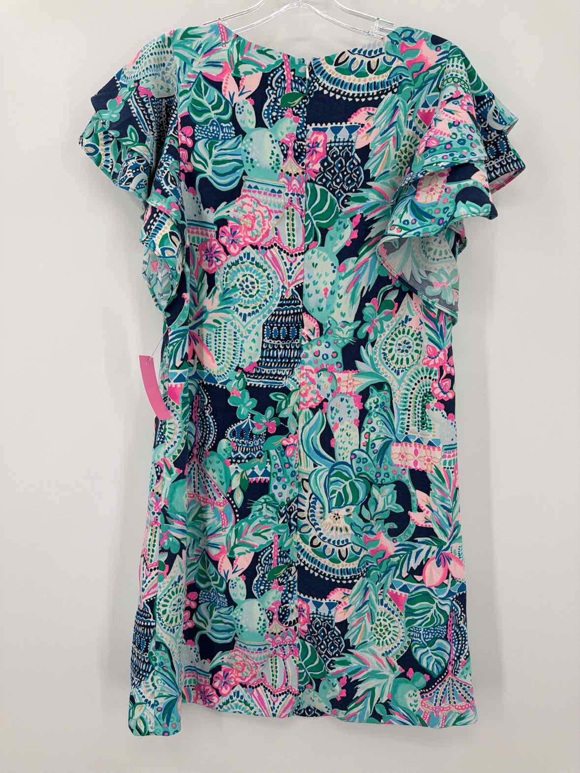 Pre-Owned Lilly Pulitzer Blue Size 6 Short Short Sleeve Dress | True Fashionistas.