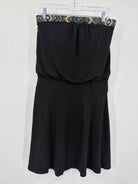 Pre-Owned WHBM Black Size Small Short Strapless Dress | True Fashionistas.