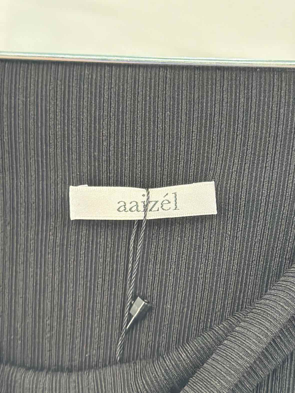 Pre-Owned Aaizel Black Size 4 Short Long Sleeve Dress | True Fashionistas.
