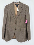 Pre-Owned Brooks Brothers Tan Size 6 Blazer | True Fashionistas.