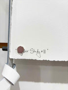 Barloga Studios Gray Oyster Study #11 Paper Art Work | True Fashionistas.