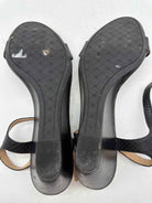 Pre-Owned Antonio Melani Black Size 9 Wedge Heels | True Fashionistas.