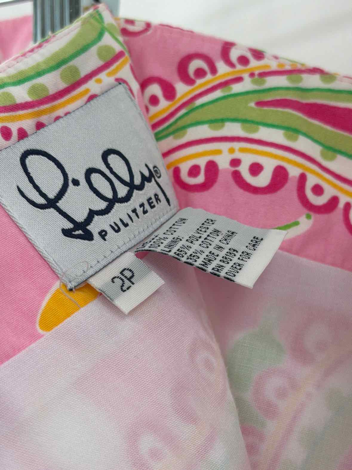 Pre-Owned Lilly Pulitzer Pink Size 2 Vintage Mini Skirt | True Fashionistas.