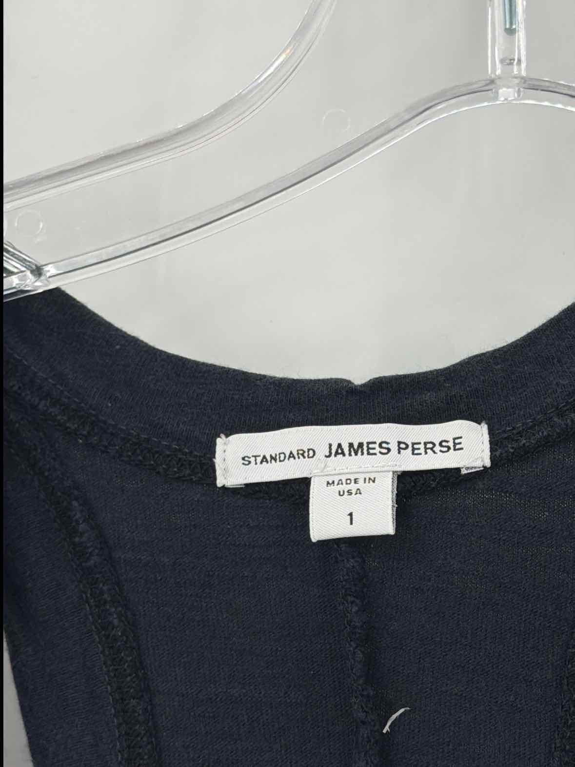 Pre-Owned James Perse Black Size 1/Small Long Sleeveless Dress | True Fashionistas.