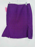 Pre-Owned Yves Saint Laurent Purple Size 38 Pencil Skirt | True Fashionistas.