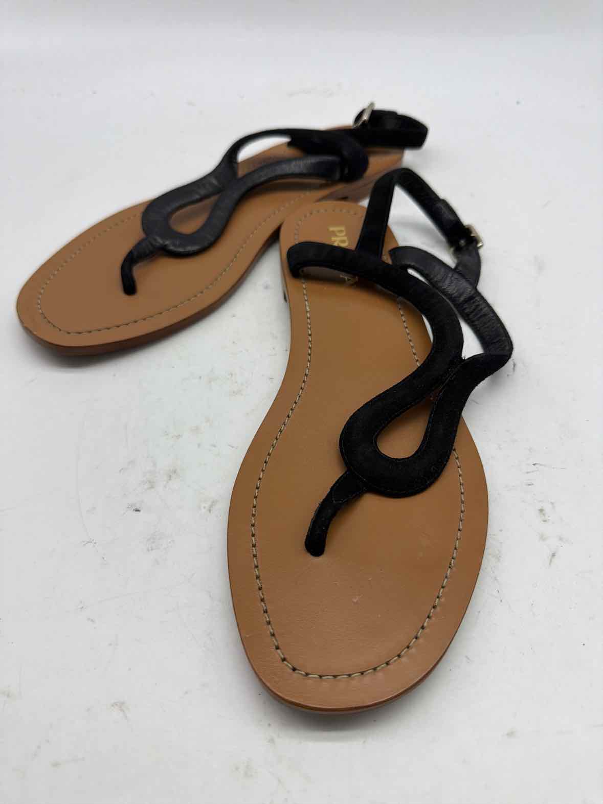 Pre-Owned Prada Black Size 39 Strappy Sandals | True Fashionistas.
