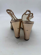 Pre-Owned Nicholas Kirkwood Gold Size 37 Caged Heels | True Fashionistas.