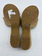 Pre-Owned Jimmy Choo Tan Size 6.5 Mule Sandals | True Fashionistas.