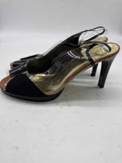 Pre-Owned Marilyn's Black Size 6.5 Slingback Heels | True Fashionistas.