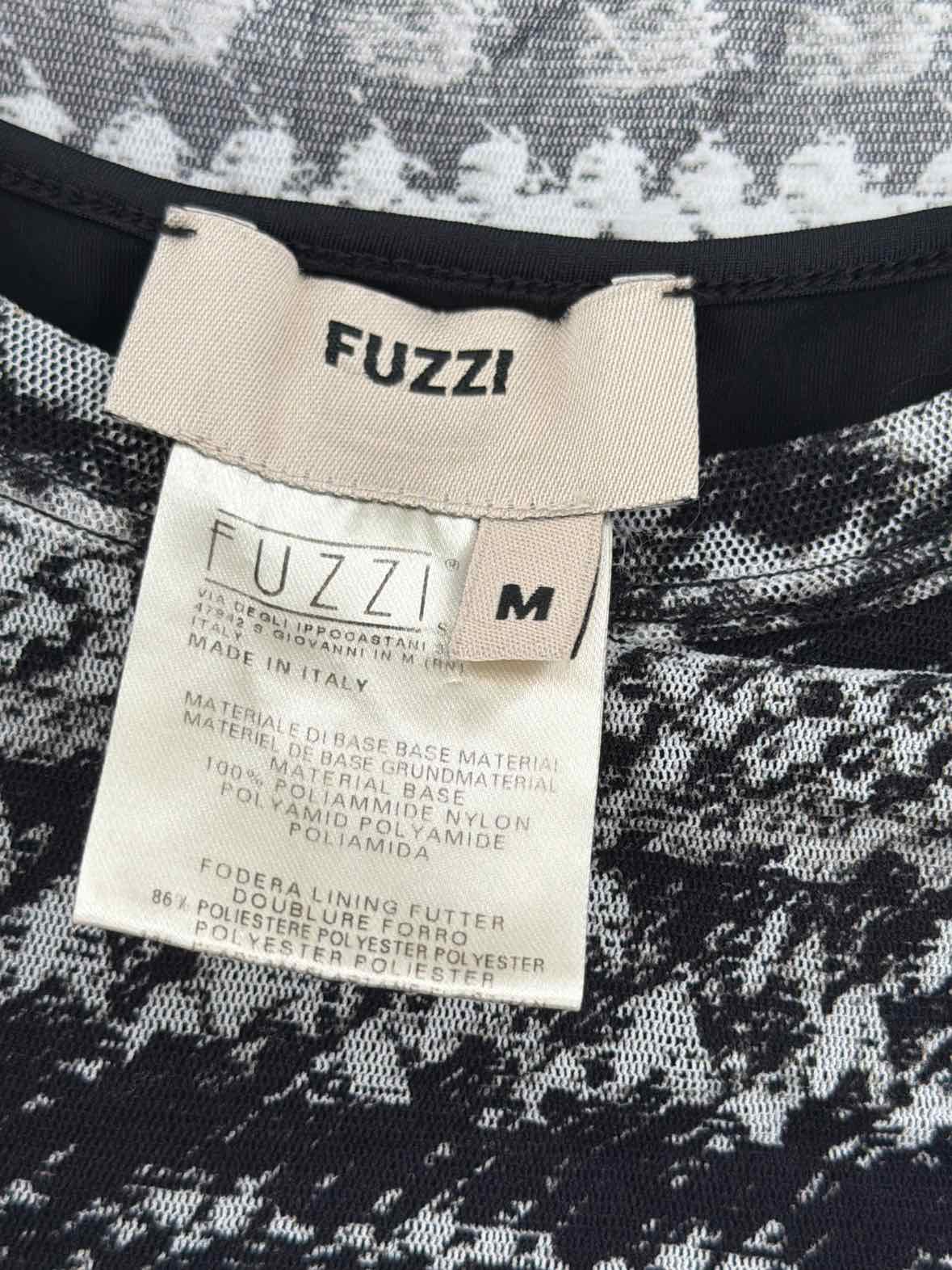 Pre-Owned Fuzzi Black Size Medium Mesh Short Sleeveless Dress | True Fashionistas.