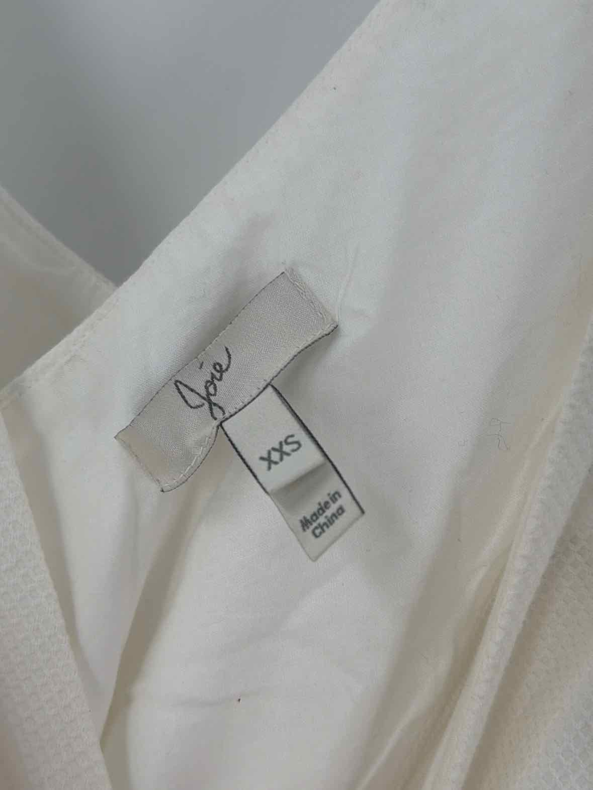 Pre-Owned Joie White Size XXS Short Sleeveless Dress | True Fashionistas.