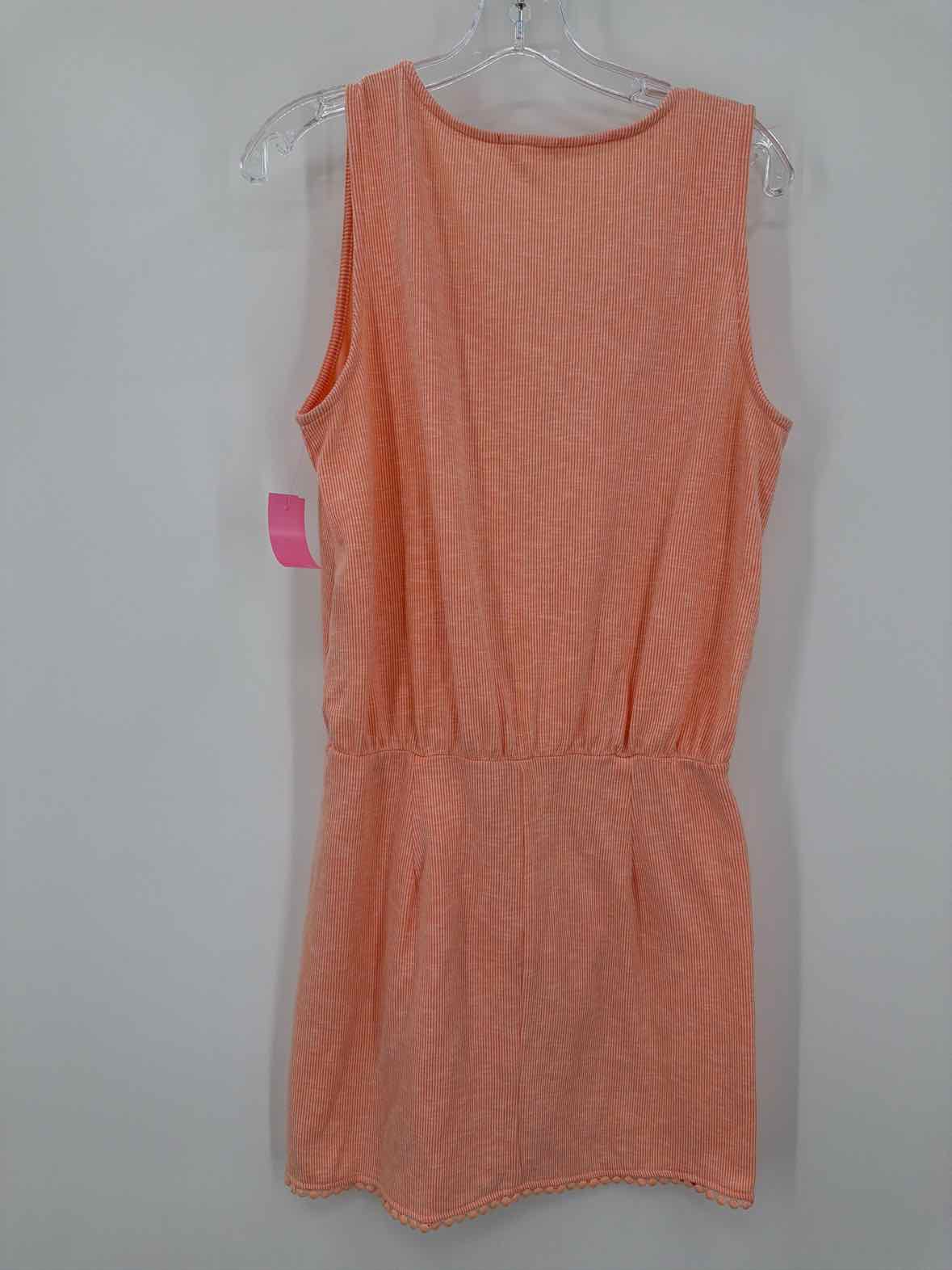 Pre-Owned Sage Orange Size Large Short Sleeveless Dress | True Fashionistas.