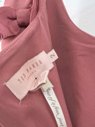 Pre-Owned Ted Baker Pink Size 2/8 Cocktail Short Sleeveless Dress | True Fashionistas.
