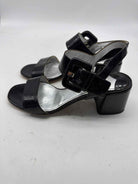 Pre-Owned Prada Black Size 6.5 Patent Leather Block Heel Heels | True Fashionistas.