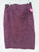 Pre-Owned Burberry Purple Size 6 Pencil Skirt | True Fashionistas.