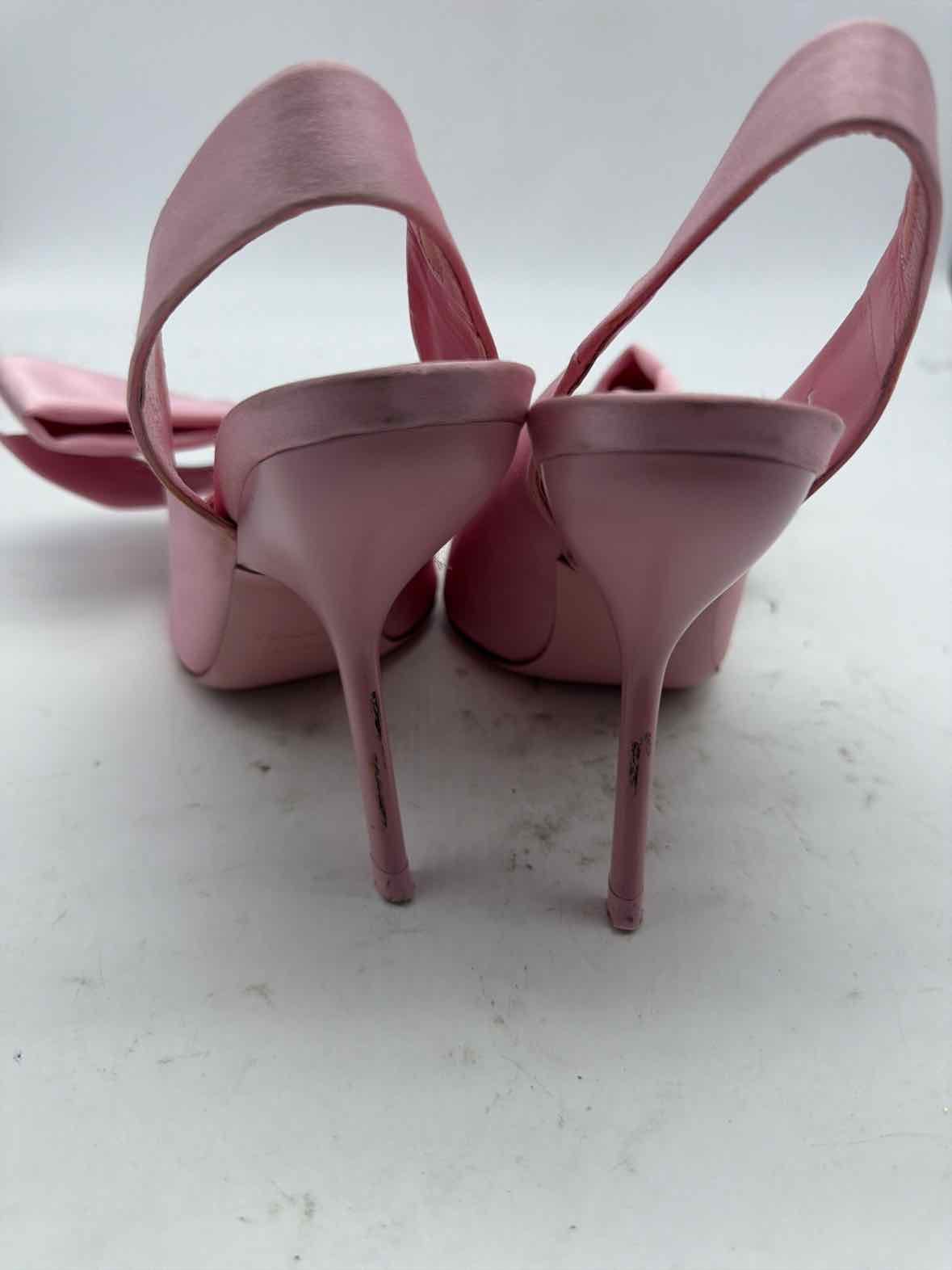 Pre-Owned Salvatore Ferragamo Pink Size 9 Slingback Heels | True Fashionistas.