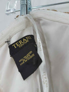 Pre-Owned Terani Couture White Size 8 Cocktail Short Evening Gown | True Fashionistas.