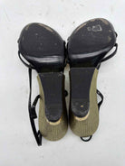 Pre-Owned Louis Vuitton Black Size 36 Wedge Heels | True Fashionistas.