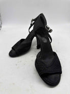 Pre-Owned Chanel Black Size 6 Ankle Strap Heels | True Fashionistas.